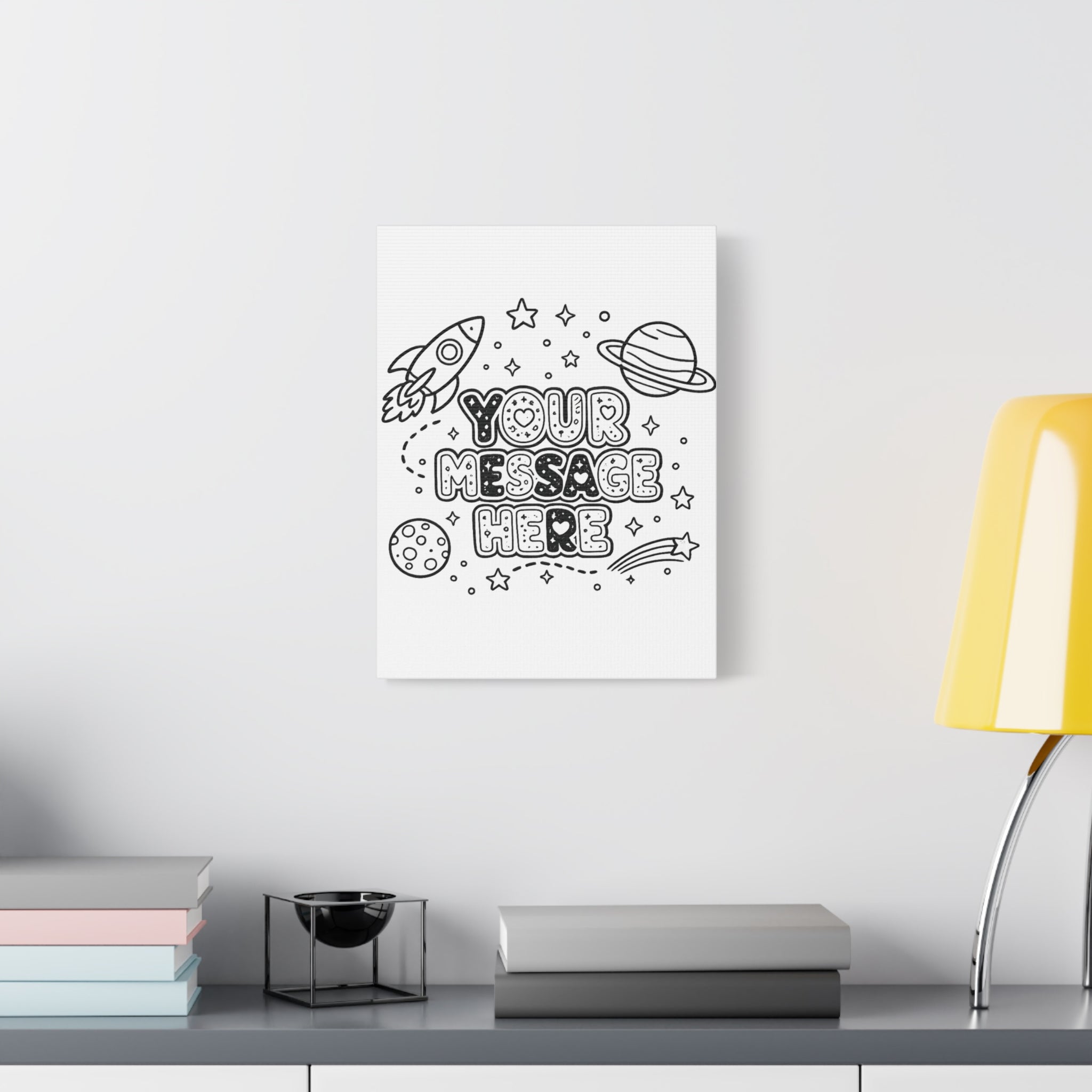 🖍️ Personalized Color Your Own Canvas